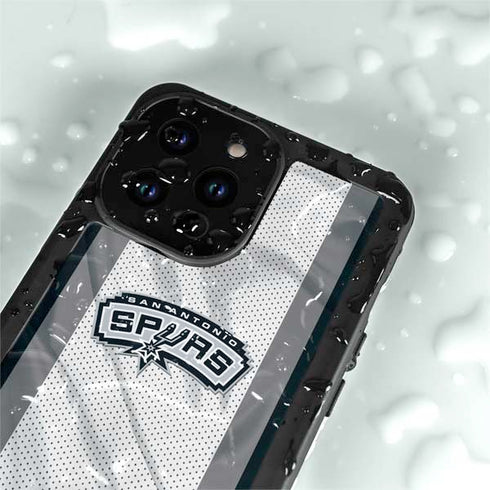 NBA San Antonio Spurs iPhone 15 Pro Waterproof Case